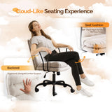 VINGLI Comfortable Office Desk Chairs with/No Wheels,Dual-Base,Removable Armrests