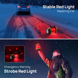 2 Pack LED Camping Lantern Flashlight Rechargeable, Consciot Portable Torch with 6 Light Modes, 3600mAh Power Bank Consciot