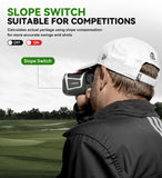 Golf Rangefinder with Slope, 30,000 Uses on a Single Charge, 0.28S Fast Flag Locking Vibration, USB-C Rechargeable
