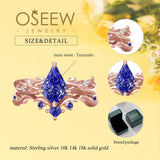 Oseew Tanzanite rings for women(Tanzanite) Kite