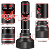 Heavy Punching Bag with Stand Adults Teens,70" Free Standing Boxing Bags,Kickboxing Training Equipment Bags for Men Training Thai Fitness Karate JUOIFIP