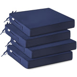 Outdoor Chair Cushions Set of 4 -Waterproof Outdoor Seat Cushions for Patio Furniture
