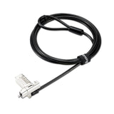 Kensington universal 3-in-1 2.0 combination laptop lock, fits T-bar, nano, N17, wedge-shaped lock types, 6-foot computer security locking cable, compatible with dell, HP, lenovo - resettable, K63394WW