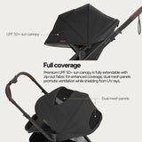 Mompush Ultimate 3 Full Size Stroller, Extendable Seat, Infant to Toddler