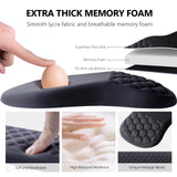 Laokiiy Ergonomic Mouse Pad Wrist Support, 2 in 1 Keyboard Wrist Rest Set