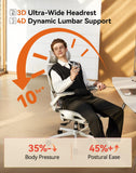 SIHOO B100 PRO Ergonomic Mesh Office Chair with Footrest