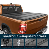 OEDRO Hard Quad-Fold Low-Profile Tonneau Cover for 2009-2024 Ram 1500 5.7ft