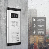 Wired Video Intercom System,7 Inch Ring Video Doorbell with IR Night Vision,HD Camera Kits,IR Outdoor Camera,Dual-Way Intercom for Villa Home Office Apartment (1 Bell +6 Monitor)