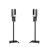Luxton 2 Pack Automatic Hand Sanitizer Dispenser/Soap Dispenser - Sanitizing Station - Floor Stand, Drip Catcher - Touchless Auto Sensor, Refillable 1200ml Bottle - Portable White