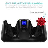 Best Choice Products Shiatsu Foot Massager for Pain Relief, Plantar Fasciitis, Neuropathy, Blood Circulation, Remote Control w/Compact Design - Black