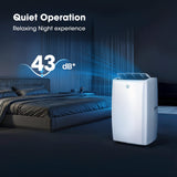 2026 Upgraded Portable Air Conditioners 14000 BTU, Smart Portable AC Unit with App & Remote Control, 4-in-1 Cooling, Heating, Dehumidifier, Fan for Rooms up to 700 sq.ft, 24H Timer, 2 Speed