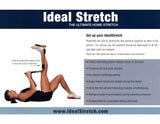 IdealStretch - Original Patented – Hamstring Stretcher, Lower Back Stretcher, Hip Stretcher, & Calf Stretcher - Pain Relief & Leg Stretcher