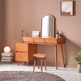 Stools Chair dining chair Dressing wooden stool shower stool Stool Kitchen Bar Stool Side wood Table Round Wooden Bedroom Living Room Dining Table Dining Room Bar plant stand (walnut color)