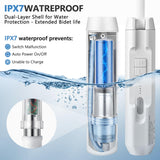 SPACEREST Portable Bidet for Home & Hotel use, Travel Bidet with Adjustable High Pressure & Flush Angle, IPX7 Waterproof, 1600mAh Electric Bidet for Women & Men with 2.5L Reservoir