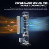 Portable Air Conditioners, 35’’ Cooling Tower Fan w/Remote, 7H Smart Timer & 70° Swing, 1.2L Water Tank FLOWBREEZE