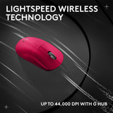 Logitech G PRO X Superlight 2 Wireless Gaming Mouse - Magenta