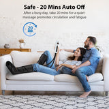 CINCOM Leg Massager for Circulation and Pain Relief, Air Compression Calf Foot Leg Massagers with Handheld Controller, Legs Circulation Machine
