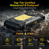 Blackview Rock 5 Rugged Phone Android 16 20000mAh 33W 108MP+50MP 20MP Camera 24GB+256GB MTK Helio G100 6.78" FHD 120Hz 5W Hi-Fi Speaker 348LM Camping Lantern Smartphone Unlocked 4G