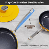 Nuwave Lux 13pc Forged Lightweight Nonstick Ceramic Cookware Set, PFAS-Free