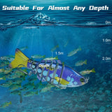 Multi-Segmented Fishing Lures, Glide Swim Bait Lure Freshwater and Saltwater for Bass Fishing Stuff, Swimbait Crank Baits (5-Pack-Style)