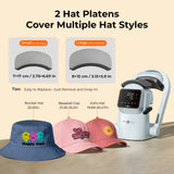 Auto Hat Press Machine - Hat Heat Press Machine with Precise Temp&Timer Control