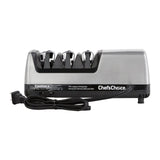 Chef’sChoice Professional Electric Knife Sharpeners Edge Select With 100-Percent Diamond Abrasives And Precision Angle Guides For 20-Degree Straight-Edge and Serrated Knives, 3-Stage, Silver