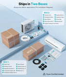 Rellytech Mini Split AC/Heating System - 11500 BTU Ductless Heat Pump Inverter Heating and Cooling, 17 SEER2 110V/115V Energy Efficient Air Conditioner Up to 550sq.ft, Pre-charged, Installation Kit