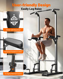 Sportsroyals Power Tower Dip Station Pull Up Bar for Home Gym Strength Training Workout Equipment Newer Version 450LBS. Sportsroyals