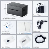 Shipping Label Printer, 4x6 Thermal Printer for Shipping Packages, Compatible PEDOOLO