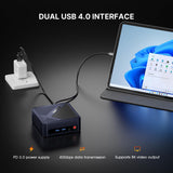 BOSGAME P5 Pro Mini PC, AMD Ryzen 7 6800H 32GB DDR5 1TB PCIe SSD