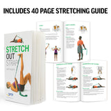The Original Stretch Out Strap with Exercise Book, USA Made Top Choice Stretching Strap, Yoga and Knee Therapy, Stretch Out Straps for Physical Therapy by OPTP OPTP
