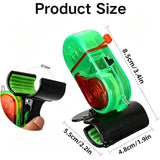 naxepantry 4Pcs Fishing Bite Alarm, Sensitive Electronic Fishing Alarms Indicator, Sound Bite Alert Bell with LED Lights