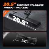 800LBS Adjustable Weight Bench - Bonvork Foldable Workout Bench Press with 20.5'' Extended Base for Home Gym, Folding Decline Incline Strength Training Bench for Full Body Exercise - 2024 Version dzotmyn