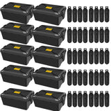 NineLeaf 10*Extra Large Waterproof Electrical Box&40*Small Weatherproof Extension Cord Outlet Box-IP54 Weatherproof Outlet Cover, Protect Timer,Power Strip,Holiday Light-12.5 x 8.5 x 5 & 9 x2.6 x2.6