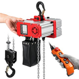 NEWTRY Mini Electric Chain Hoist 1100lb, 2-Speed Pendent Control w/E-Stop