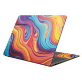 Phone Skin Compatible with Microsoft Surface Laptop 13.8" 8th Edition (2026) - Orange Pour - Premium 3M Vinyl Protective Wrap Decal Cover - Easy to Apply | Crafted in the USA by MightySkins