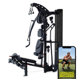 Inspire Fitness M3 Home Gym with Built in Crunch Bench - Total Body Multi Gym for Legs, Arms, Chest & Back - Smooth Full Body Workout Machine with LAT Bar, Easy Curl Bar, Fly Handles & Ankle Strap Inspire Fitness