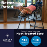 Teeter FitSpine X3 Inversion Table, Deluxe Easy-to-Reach Ankle Lock, Back Pain Relief Kit, FDA-Registered (X3 - Black) Teeter