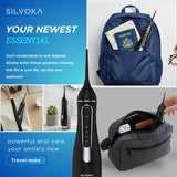 Water Flosser for Teeth, Cordless Oral Irrigator, Portable Dental Flosser with 300ML Tank, 4 Cleaning Modes, IPX7 Waterproof, Rechargeable Water Floss Pick for Braces, Gum Care & Travel (Black)