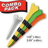 Pride Golf Tee Pride Perfromance Combo Pack (50 Count: 40 3-1/4" & 10 1-1/2")