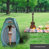 Portable Pop Up Shower Privacy Tent,Lightweight Single Toilet Shower Tents,Changing Room Dressing Tent,Waterproof Camping Shower Tents,with Carry Bag,for Picnic Beach Hiking Fishing (Army Green)