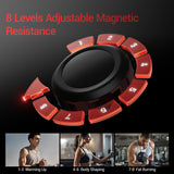 CURSOR FITNESS Elliptical Machine for Home, Elliptical Exercise Machine Elliptical Training Machines with 8 Levels Resistance, Silent Magnetic Elliptical Trainer with 12" Stride and LCD Monitor