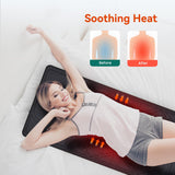 Full Body Massage Mat Pad for Bed, Massage Chair Pad with 10 Vibration Motors & 5 Massage Modes, Vibrating Heating Massage Mattress Pad for Back,Massager with Auto Shut Off, Gift for Men Women