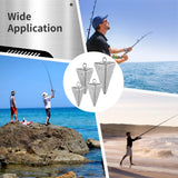 42 Pcs Fishing Weights, 1oz/3oz/4oz/6oz Pyramid Sinkers Kit, Pyramid Fishing Sinkers, Rig Freshwater Saltwater Fishing Lead Weights Tideme