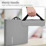 BalanceFrom Three Fold Folding Exercise Mat with Carrying Handles for MMA, Gymnastics and Home Gym Protective Flooring, 2-Inch Thick, Gray BalanceFrom