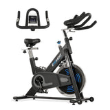 EFITMENT Magnetic Exercise Bike, Ultra-Stable Stationary Bike with Quiet Belt Drive, Indoor Cycling Bike for Home Cardio Workout, LCD Monitor & Bottle Holder IC031