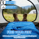 oaskys Camping Sleeping Bag - 3 Season Warm & Cool Weather - Summer Spring Fall Lightweight Waterproof for Adults Kids - Camping Essentials Gear Accessories Hiking Sleep Must Haves