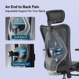 SIHOO M57 Ergonomic Office Chair, Mesh Back Desk Chair with 3D Armrests