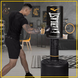Everlast P00001266 Powercore Free Standing Indoor Rounded Heavy Duty Fitness Training Punching Bag Everlast