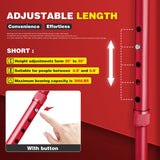 BigAlex Folding Walking Cane with LED Light,Pivoting Quad Base,Adjustable Walking Stick with Carrying Bag for Man/Woman (Alloy Base)
